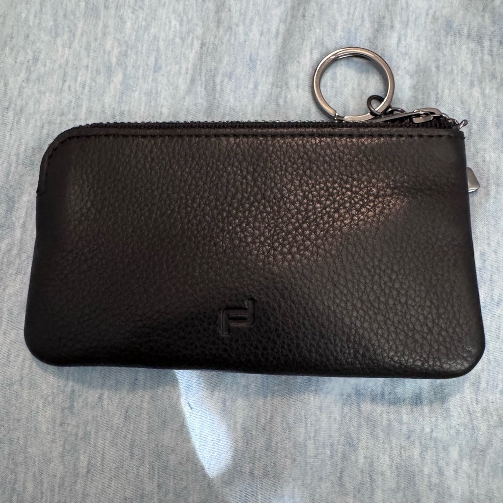 Porsche Design Black Leather Key Pouch - Picture 4 of 4